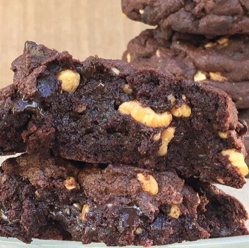 Fudge Brownie Walnut Scookie